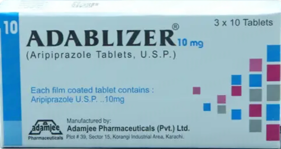 Adablizer Tablets 10Mg (1 Strip = 10 Tablets)