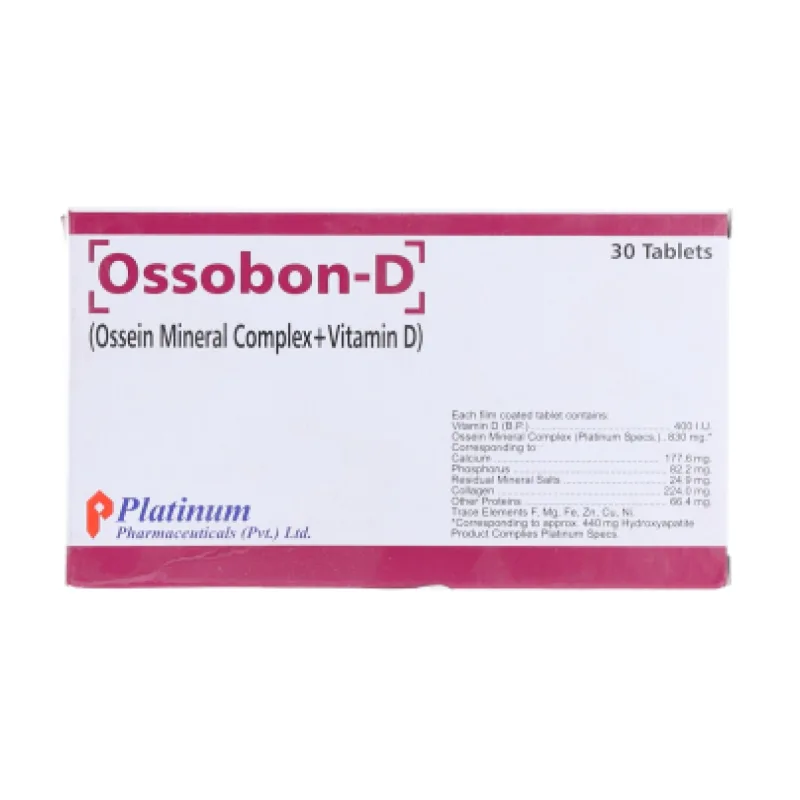 Ossobon-D Tablets (1 Strip = 10 Tablets)