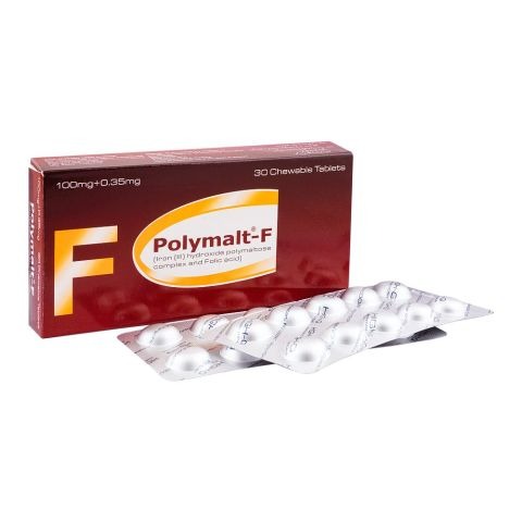 Polymalt-F Tablets 100Mg+0.35Mg (1 Strip = 10 Tablets)