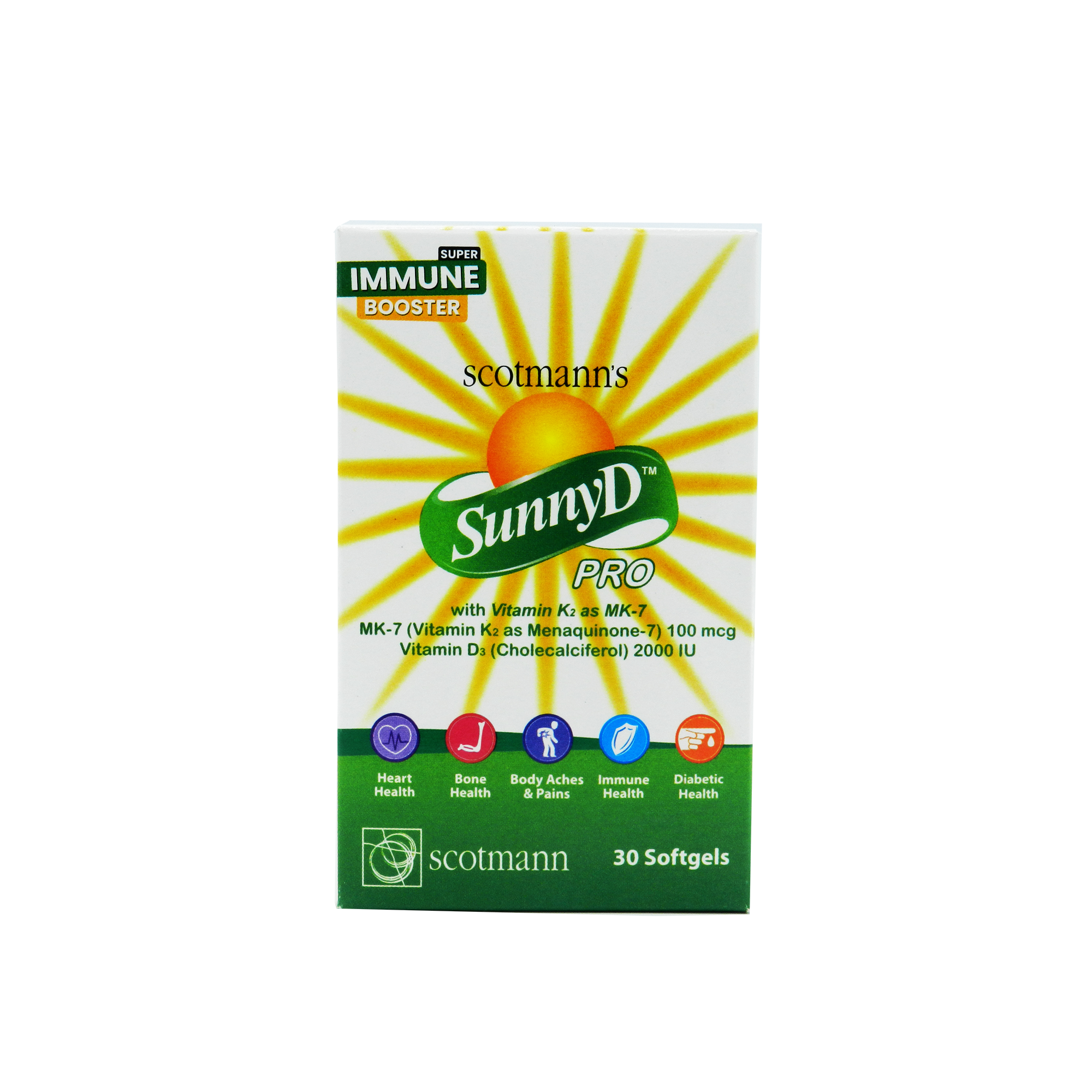 Sunny D Pro Softgel Capsules (1 Bottle = 30 Softgels)