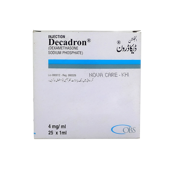 Decadron Injection 4Mg/Ml (1 Box = 25 Injections)