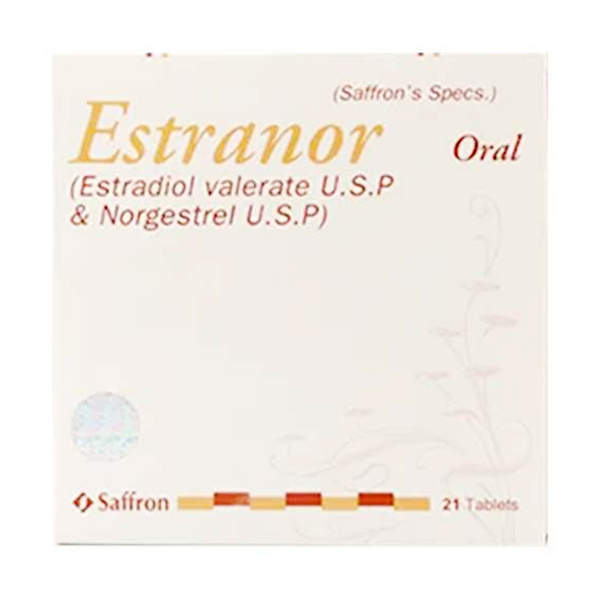 Estranor Tablets 2Mg/0.5Mg (1 Box = 1 Strip)(1 Strip = 21 Tablets)