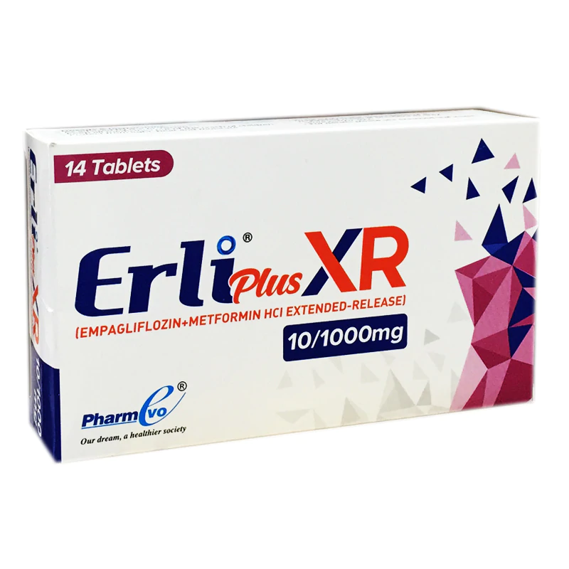Erli Plus Xr Tablets 10/1000Mg (1 Box = 14 Tablets ) (1 Strip = 7 Tablets)