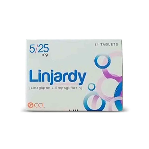 Linjardy Tablets 5/25Mg (1 Strip = 7 Tablets)