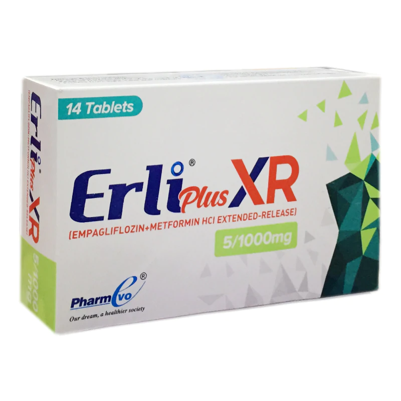 Erli Plus Xr Tablets 5/1000Mg (1 Box = 2 Strips) (1 Strip = 7 Tablets)