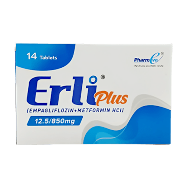 Erli Plus Capsules 12.5/850Mg (1 Strip = 7 Capsules)