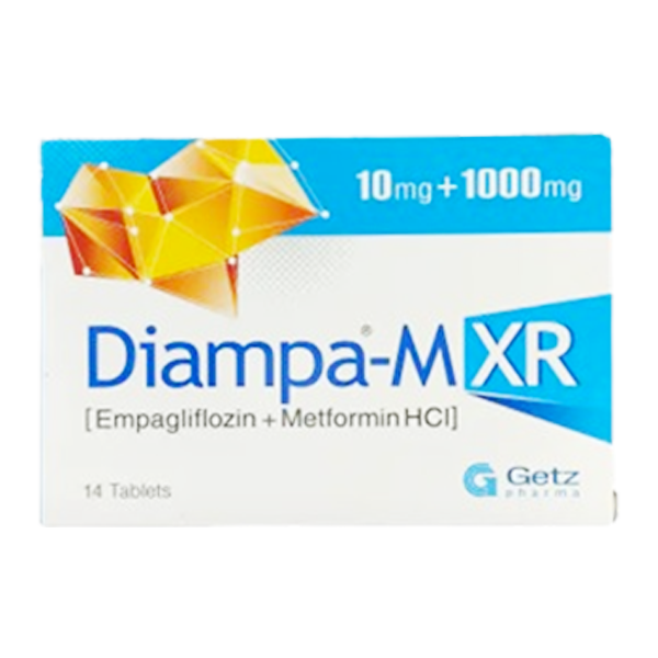 Diampa-M Xr Tablets 10Mg+1000Mg (1 Strip = 7 Tablets)