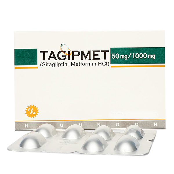 TagipmetÂ Tablets 50/1000Mg (1 Strip = 10 Tablets)