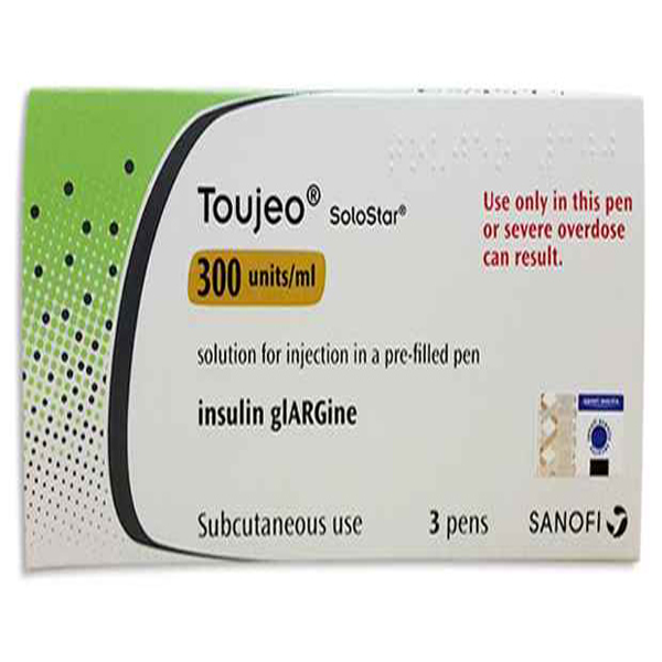Toujeo Solo Star Prefilled Pen 300Units/Ml (1 Box = 3 Prefilled Pen)