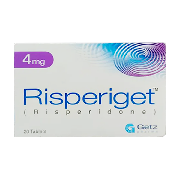 Risperiget Tablets 4Mg (1 Strip = 10 Tablets)