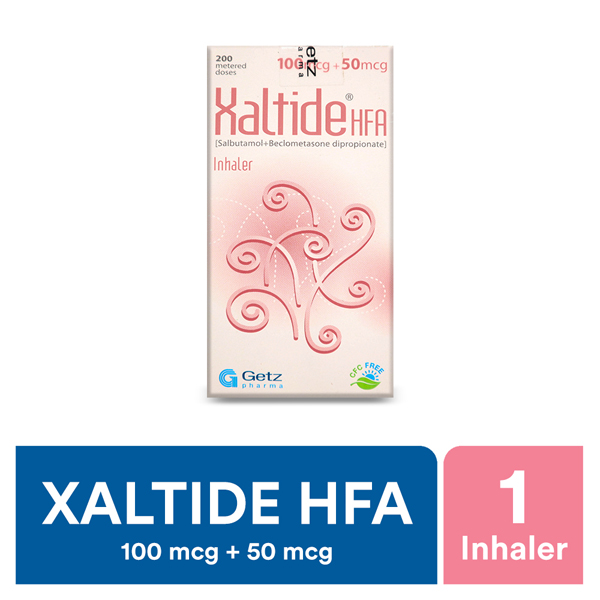 Xaltide Hfa Inhaler 100Mcg+50Mcg
