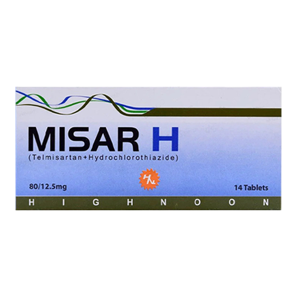 Misar H Tablets 80/12.5Mg (1 Box = 2 Strips) (1 Strip = 10 Tablets)