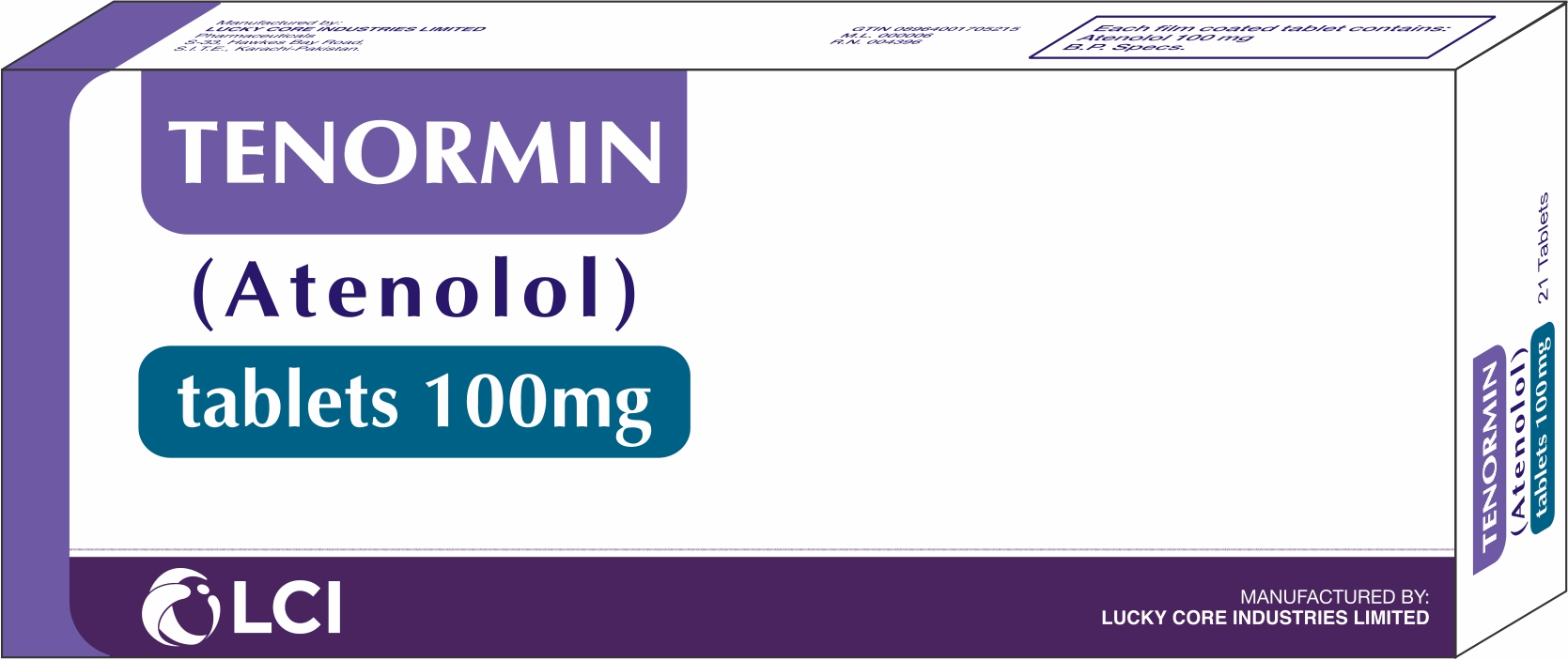 TenorminÂ Tablets 100Mg (1 Box = 1 Strip)(1 Strip = 21 Tablets)
