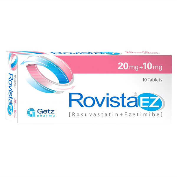 Rovista Ez Tablets 20Mg/10Mg (1 Box = 1 Strip)(1 Strip = 10 Tablets)