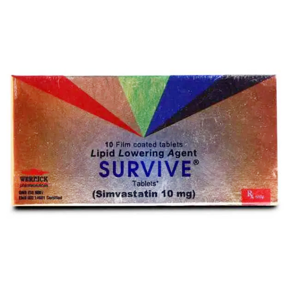 Survive Tablets 10Mg (1 Box = 1 Strip)(1 Strip = 10 Tablets)