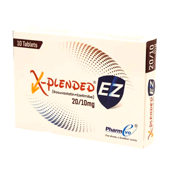 X-Plended Ez Tablets 20Mg/10Mg (1 Box = 1 Strip)(1 Strip = 10 Tablets)