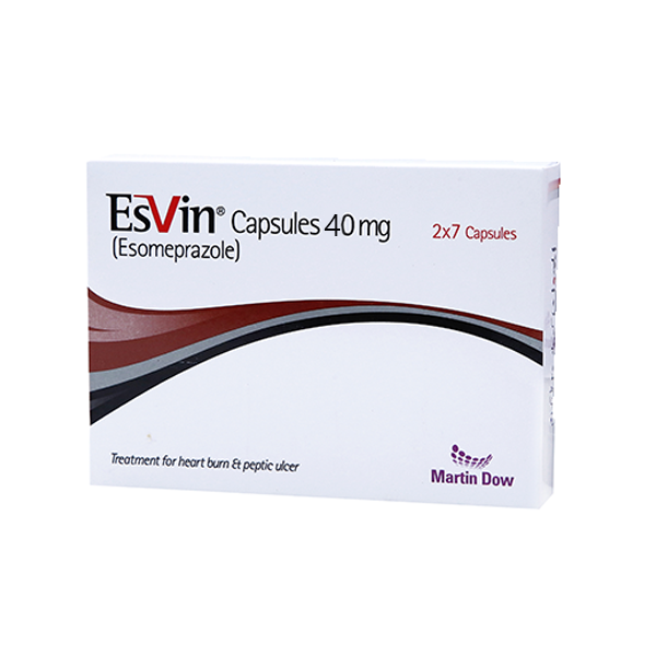 Esvin Capsules 20Mg (1 Strip = 7 Capsules)
