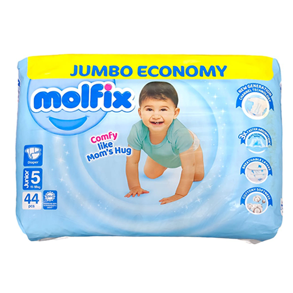 Molfix Baby Pants Jumbo Pack Junior Size 5 44Pcs