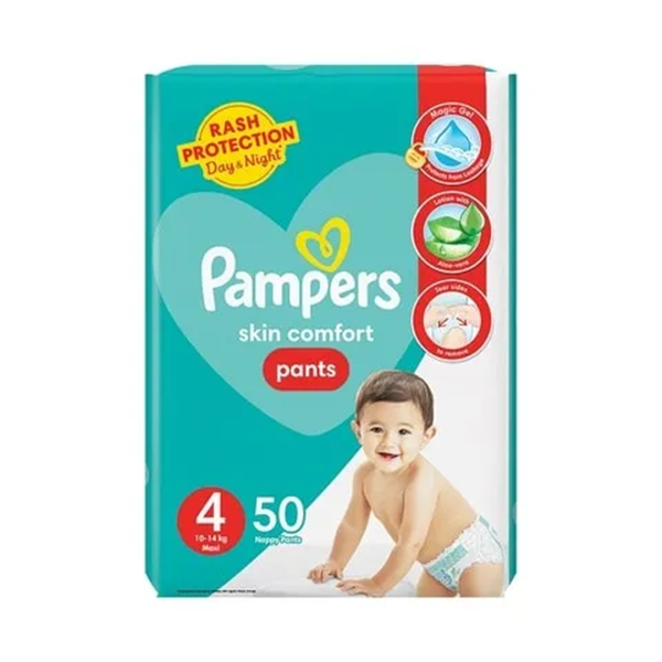 Pampers Pants Mega Pack Maxi Size 4 50Pcs
