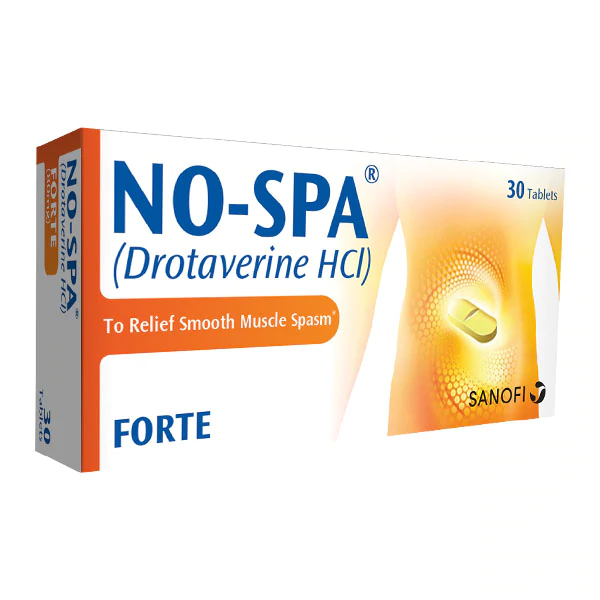 No-Spa Forte Tablets 80Mg (1 Strip = 10 Tablets)