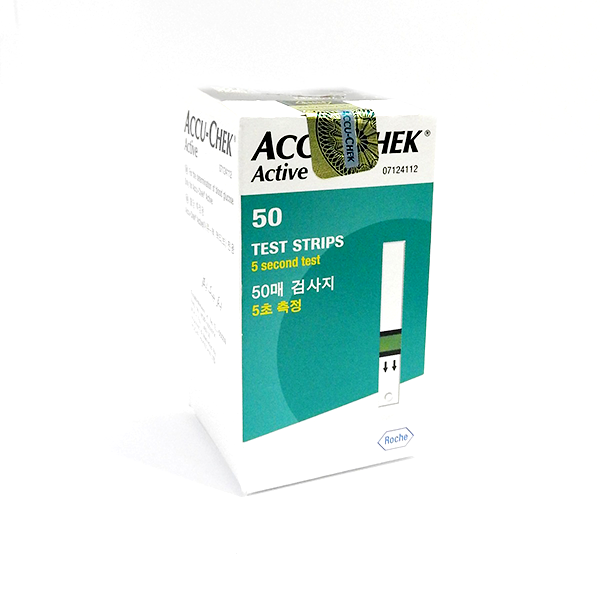 Accu-Chek Active Blood Glucose Strips (Box = 50 Strips)
