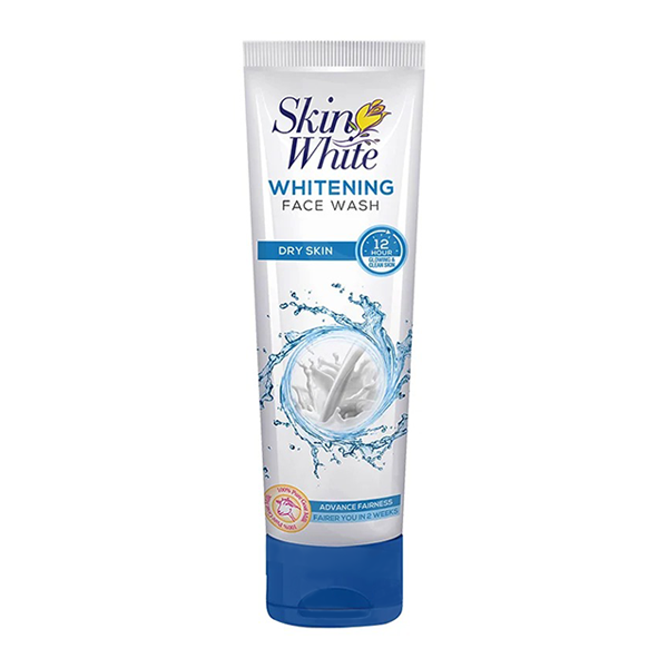Skin White Dry Skin Whitening Face Wash 60Ml (Blue)