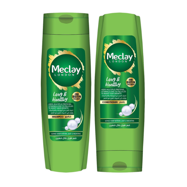 Meclay London Long & Healthy Shampoo Green 180Ml