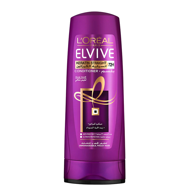 Loreal Paris Keratin Straight Conditioner 175Ml