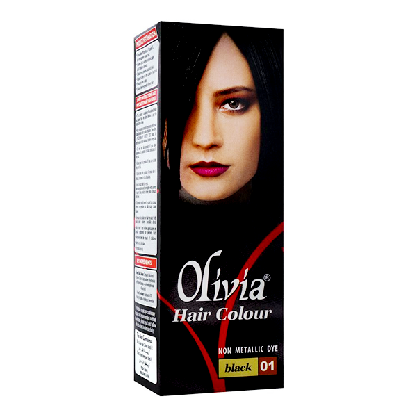 Olivia Hair Colour 01 Black