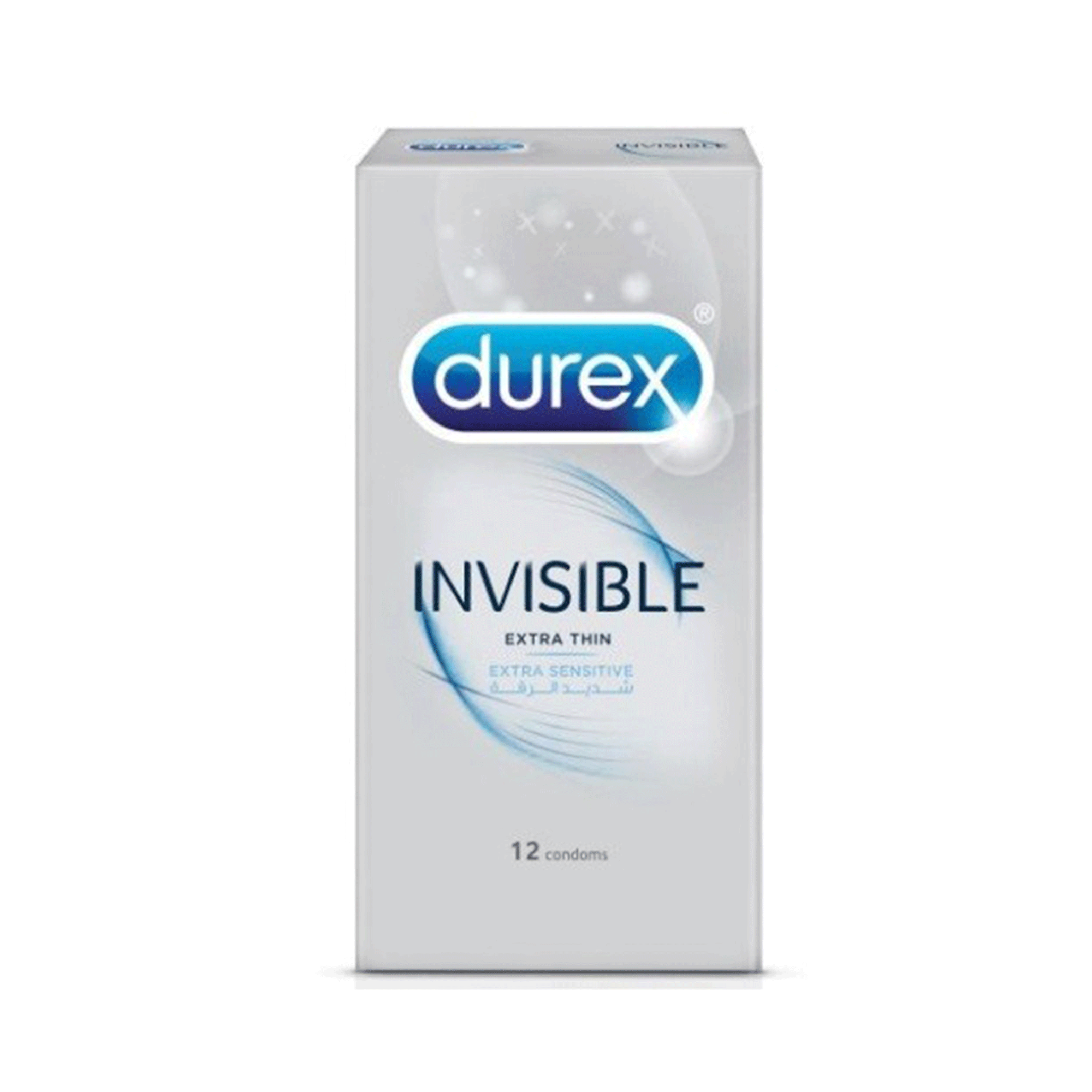Durex Invisible Condoms (Box = 12Pcs)