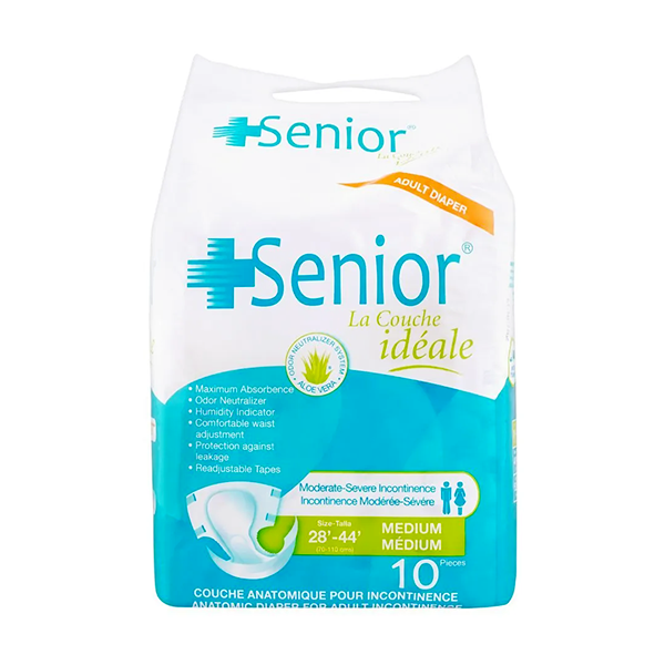 Senior Adult Diapers Size Medium 10Pcs