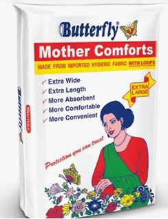 Butterfly Mother Comforts Extra Large 10Pcs