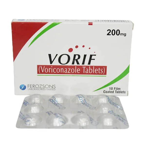 Vorif Tablets 200Mg (1 Box = 1 Strip)(1 Strip = 10 Tablets)