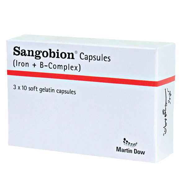 Sangobion Capsules (1 Strip = 10 Capsules)