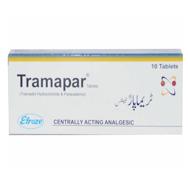Tramapar Tablet 37.5/325Mg (1 Box = 2 Strips) (1 Strip = 10 Tablets)