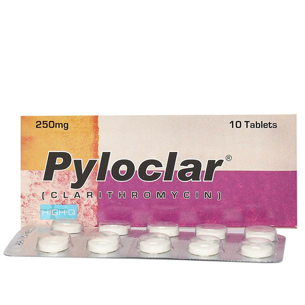 Pyloclar Tablets 250Mg (1 Box = 1 Strip)(1 Strip = 10 Tablets)