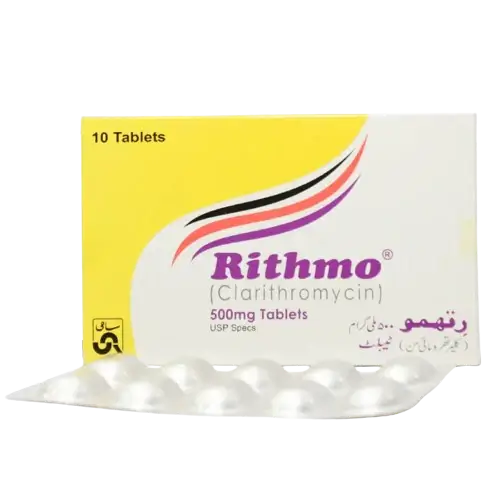 Rithmo Tablets 500Mg (1 Box = 1 Strip)(1 Strip = 10 Tablets)