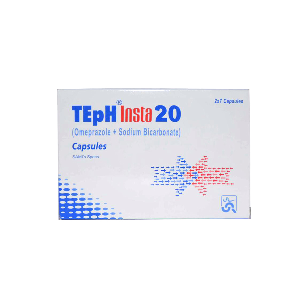 Teph Insta 20 Capsules 20Mg (1 Strip = 7 Capsules)
