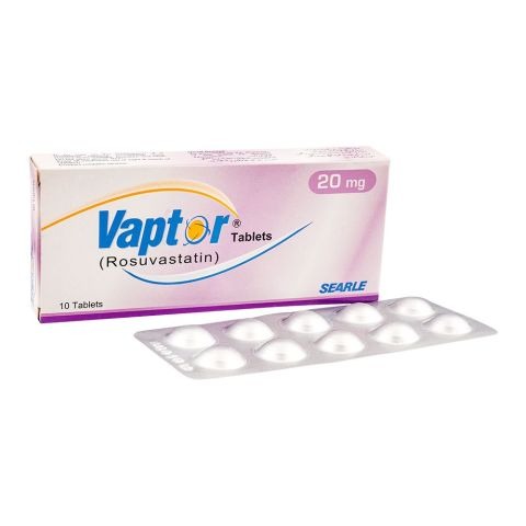 Vaptor Tablets 20Mg (1 Box = 1 Strip)(1 Strip = 10 Tablets)