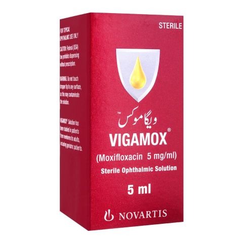 Vigamox Eye Drops 0.5% 5Ml