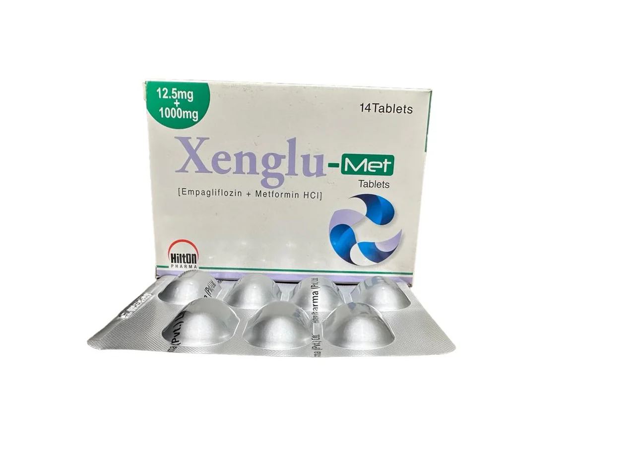 Xenglu-Met Tablets 12.5Mg+1000Mg (1 Box = 2 Strips) (1 Strip = 14 Tablets)