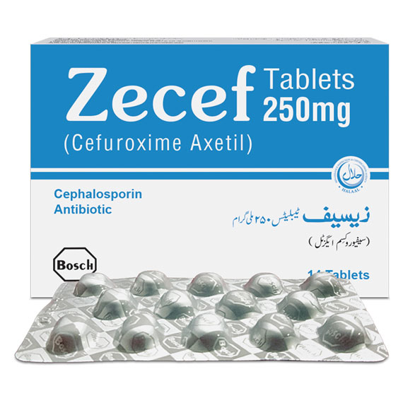 Zecef 250 Mg 14 Tablets