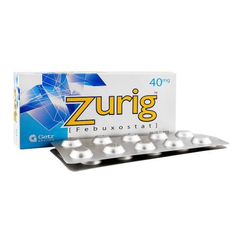 Zurig Tablets 40Mg (1 Strip = 10 Tablets)